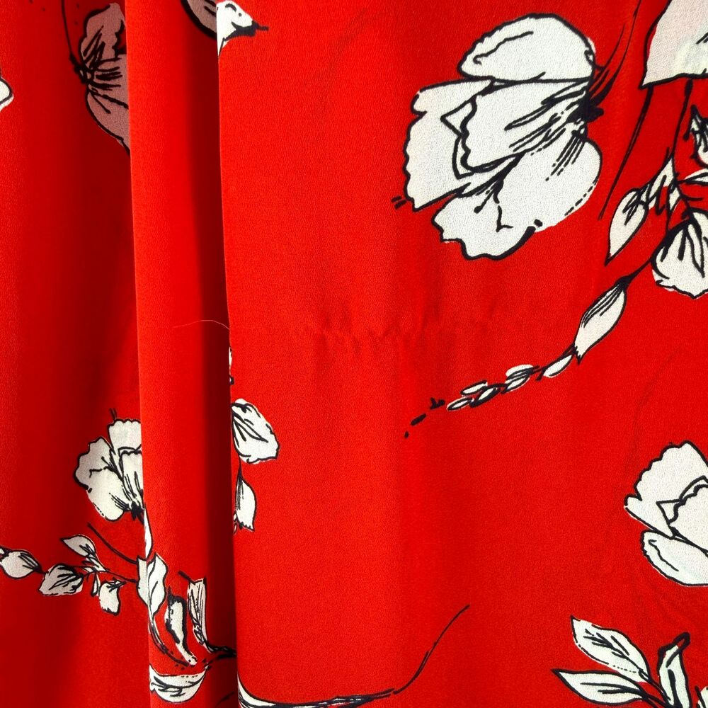 Skies are Blue Floral Sleeveless Wide Leg Jumpsuit M Red Danica Boho Stitch Fix - Picture 10 of 13